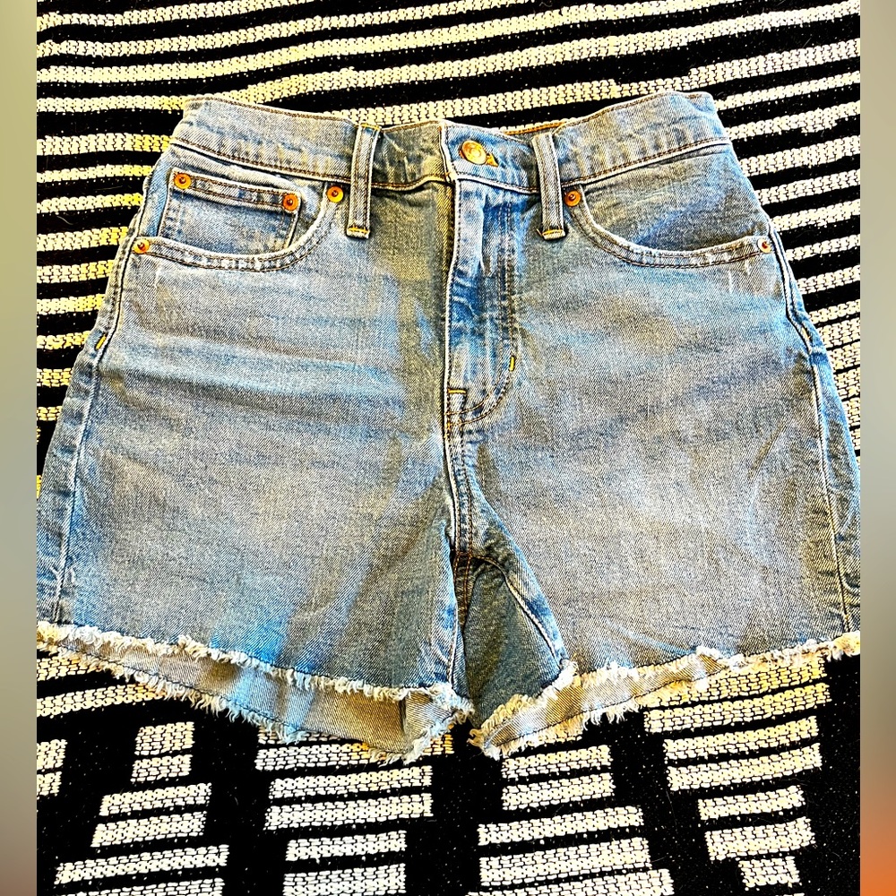 J.Crew High Waist Denim Shorts.
